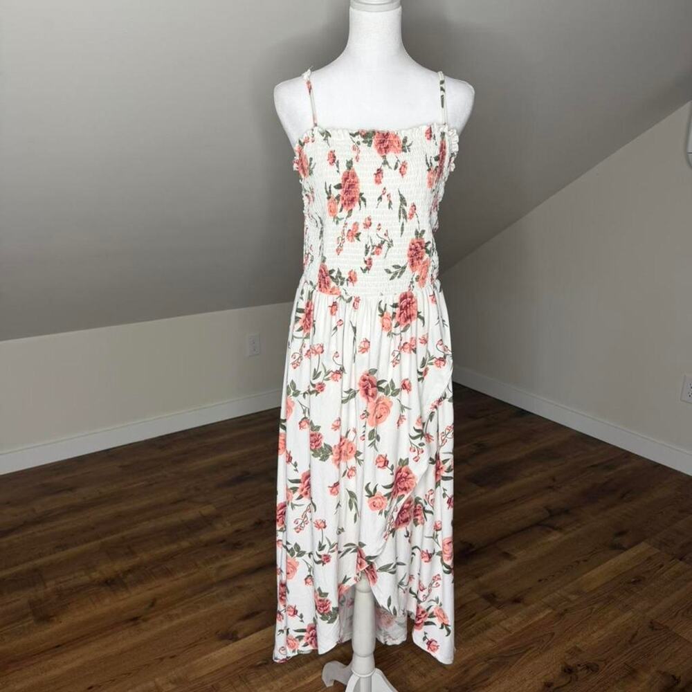 Vine & Valley‎ Floral Smocked Midi Dress Cottagecore Garden Party Sundress